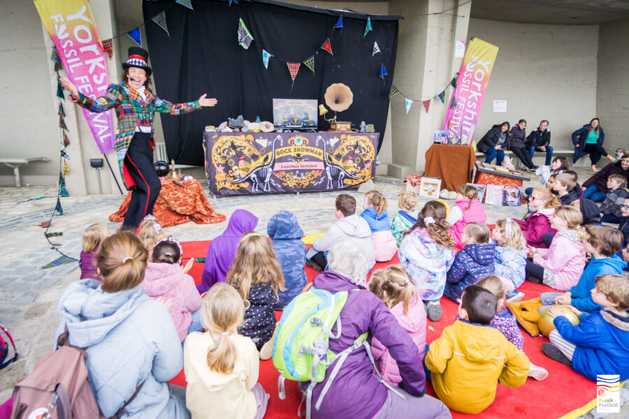 Lyme Regis Fossil Festival Sunday Shows Talks Performances ©Max Redwood